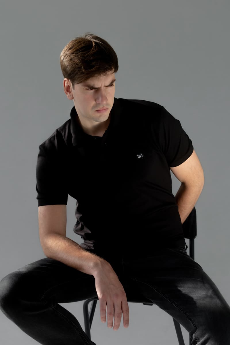 GIAN LUCA POLO BLACK
